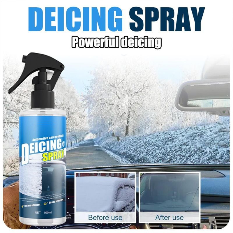 Windshield Deicer Spray Snow Melting & Deicing Agent Car De-Icing Fast-Acting gallery