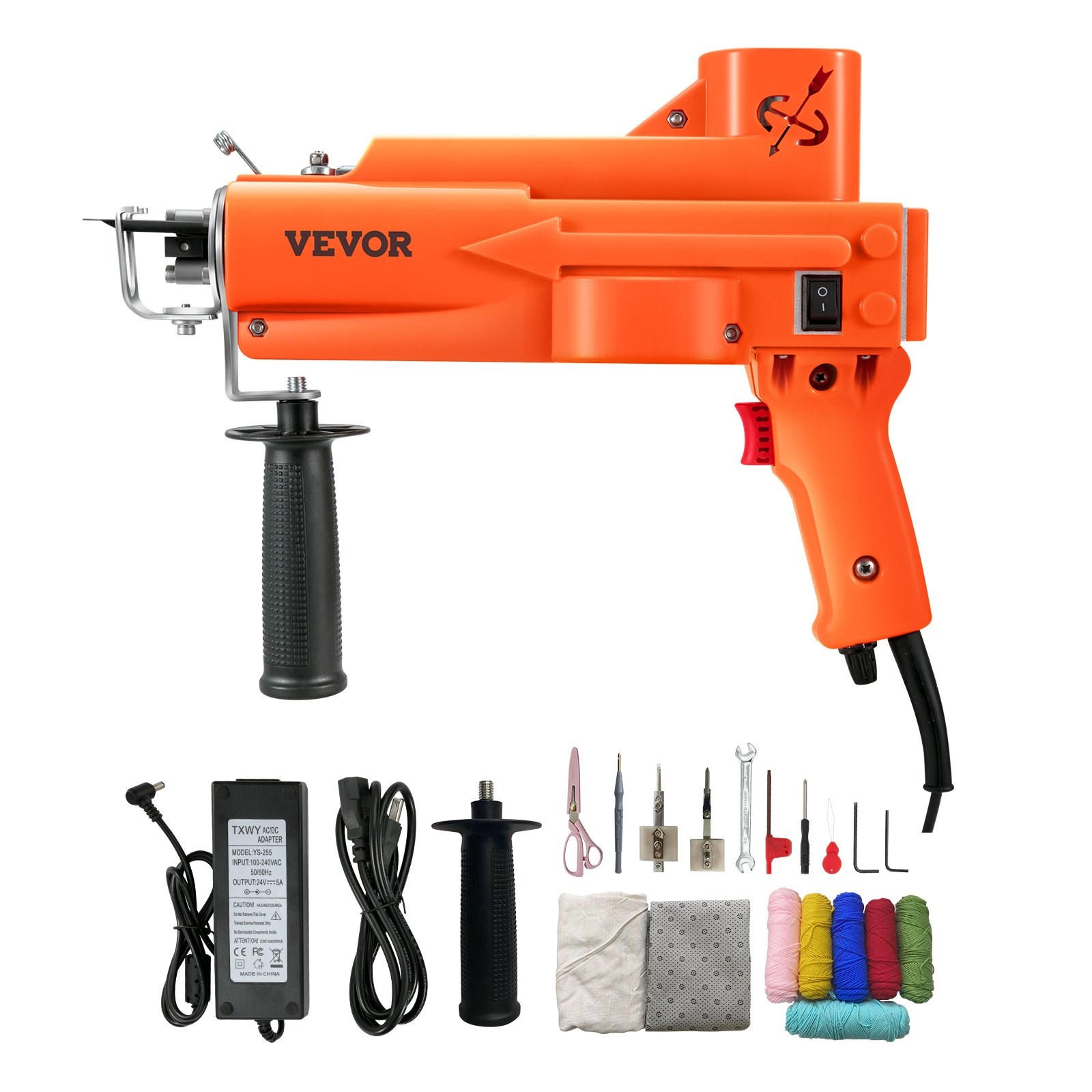 Tufting Gun, 2 in 1 Cut & Loop Pile, Electric Carpet Weaving Flocking Machine, R gallery