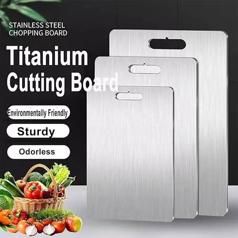 Titanium Coating Cutting Board Double-Sided Kitchen Tool Camping Size S / M / L gallery