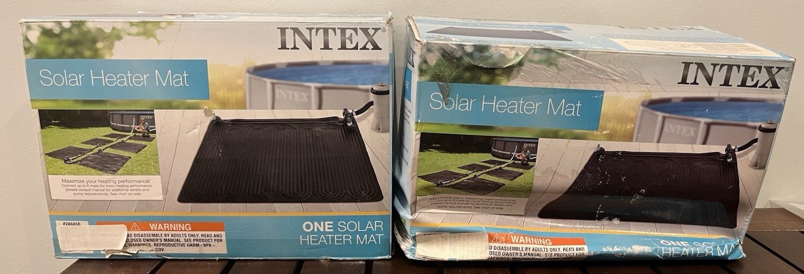 2- Intex Solar Heater Mat for Above Ground Swimming Pool 47In X 47In New Read- gallery