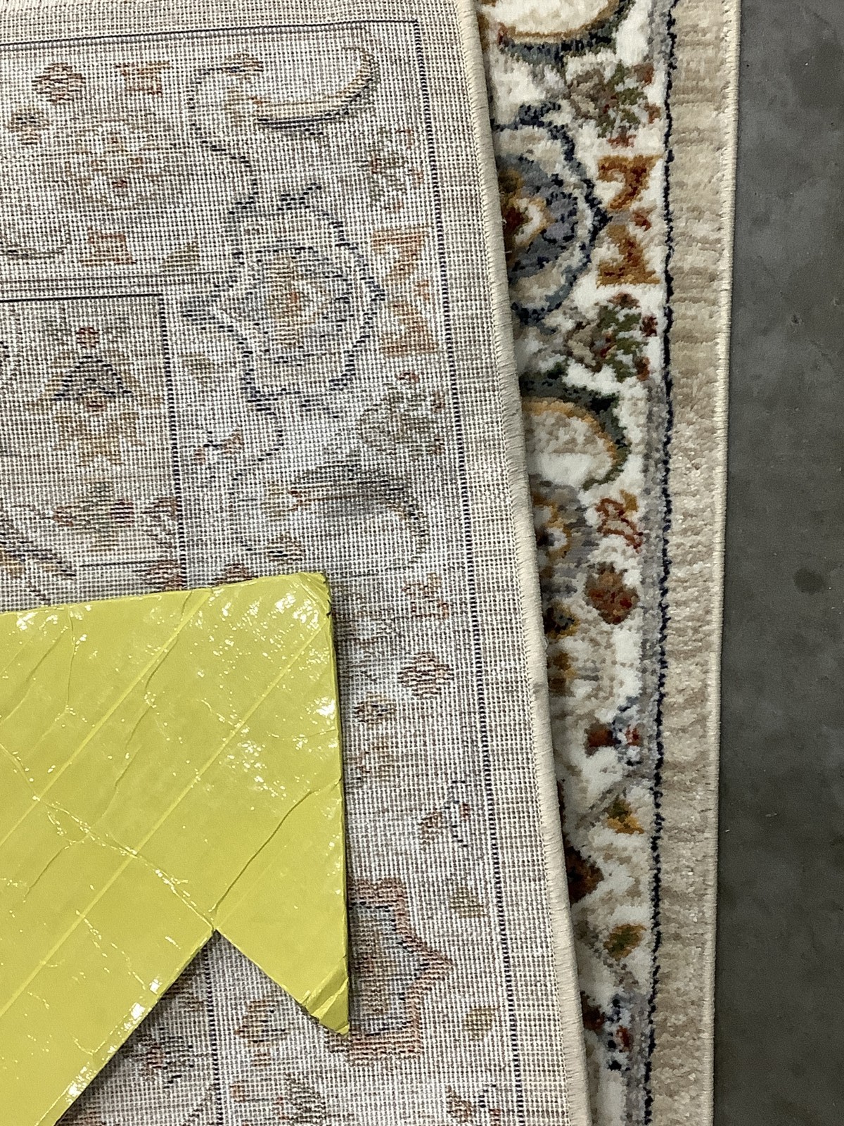BEIGE / IVORY 2'-0" x 8'-0" Back Stain Rug, Reduced Price 1172684099 LRL1107B-28 gallery
