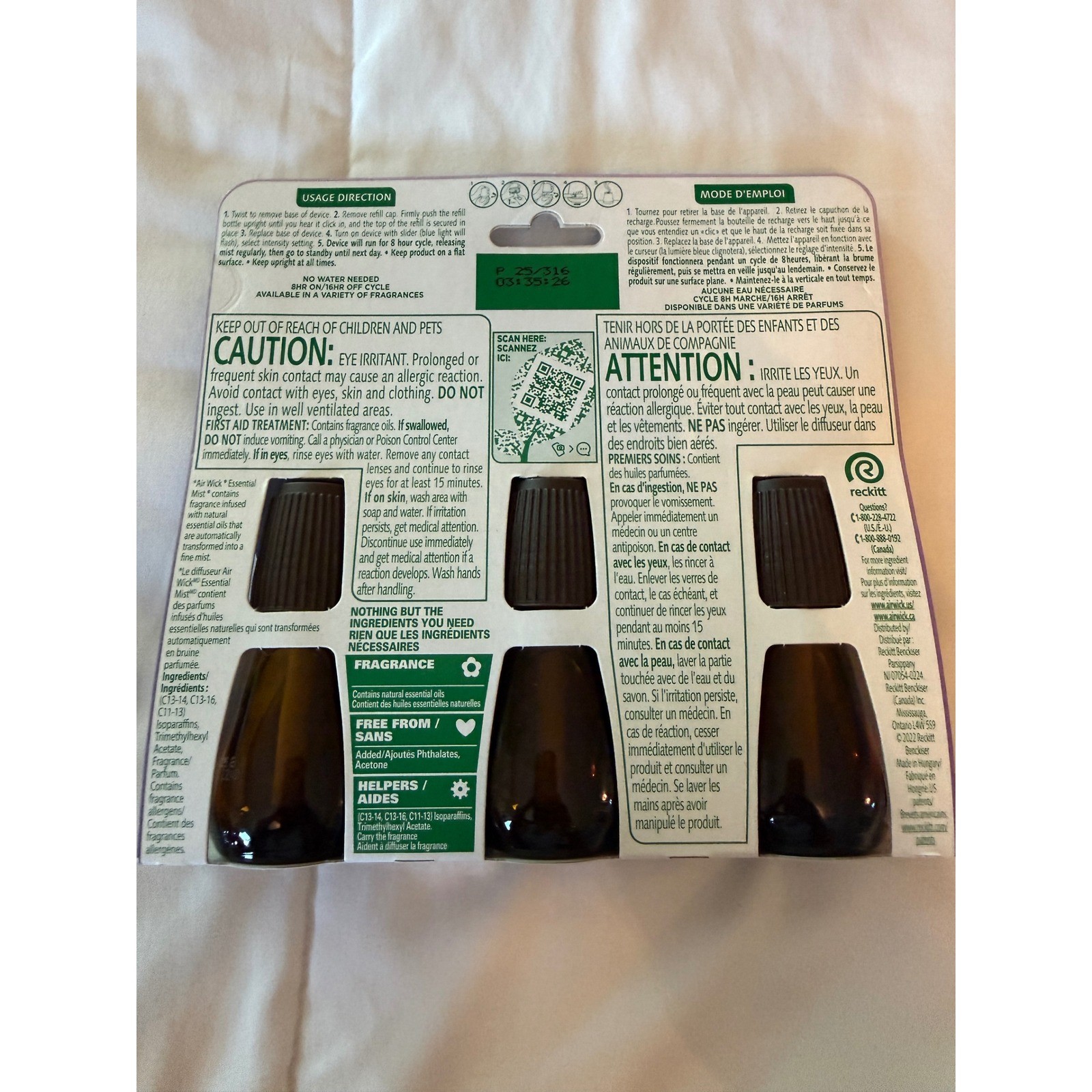 Air Wick Essential Mist Diffuser Starter Kit & 6 Refills Lavender Almond Blossom gallery