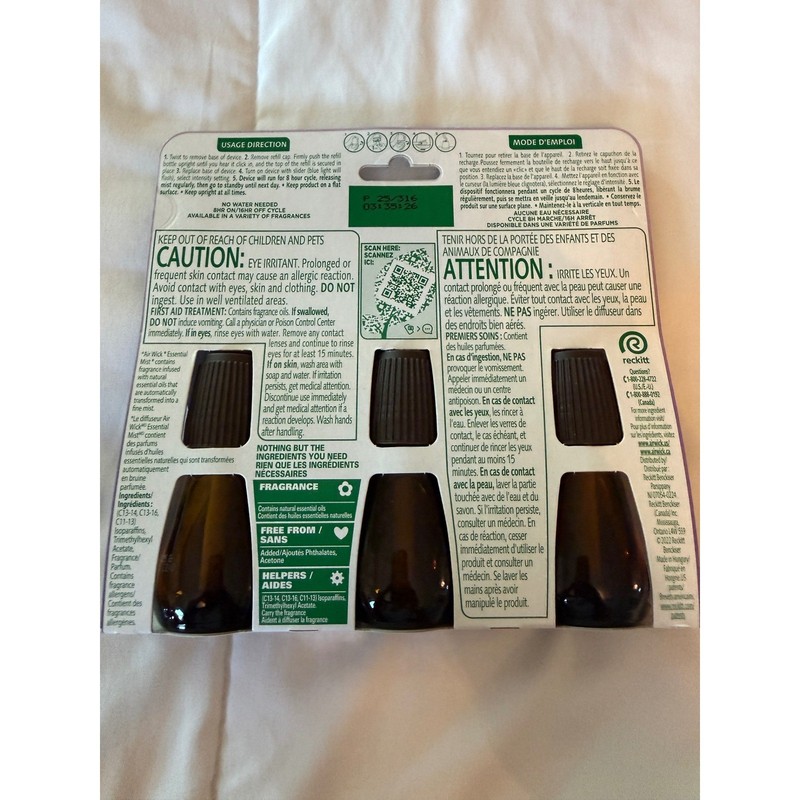 Air Wick Essential Mist Diffuser Starter Kit & 6 Refills Lavender Almond Blossom gallery