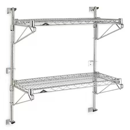 Metro Sw53c-2-2436 Wire Wall Shelf, 34X24x36in, Shlfcap 125Lb gallery