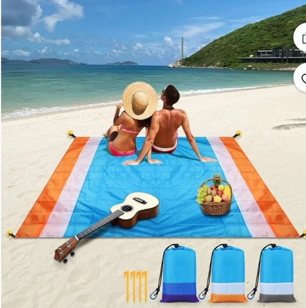 Outdoor Pocket Picnic Blanket Waterproof Beach Mat Camping Travel Sand Free Rug gallery