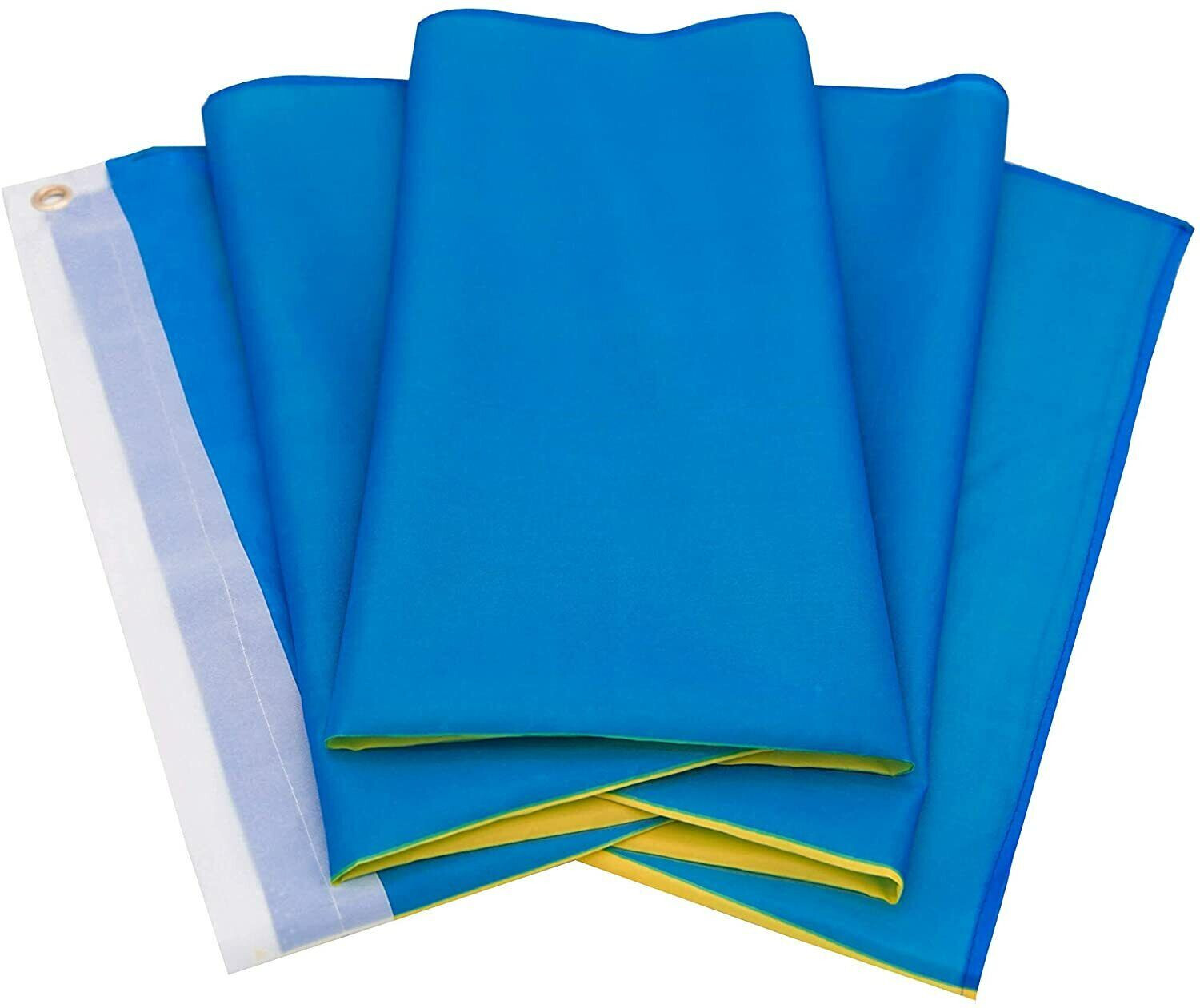 3x5 Ft Ukraine Plain Premium Quality Flag Ukrainian House Banner Grommets 100D gallery