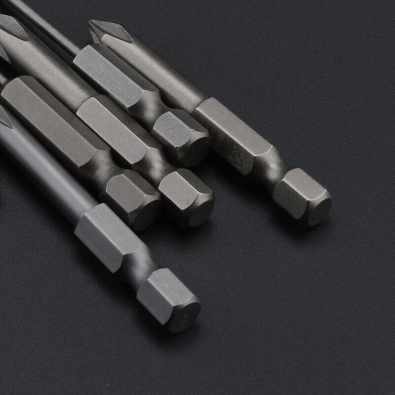 PH0 PH1 PH2 Phillips Head Screw Bit or Set Impact Driver Drill Magnetic 1/4" Hex gallery