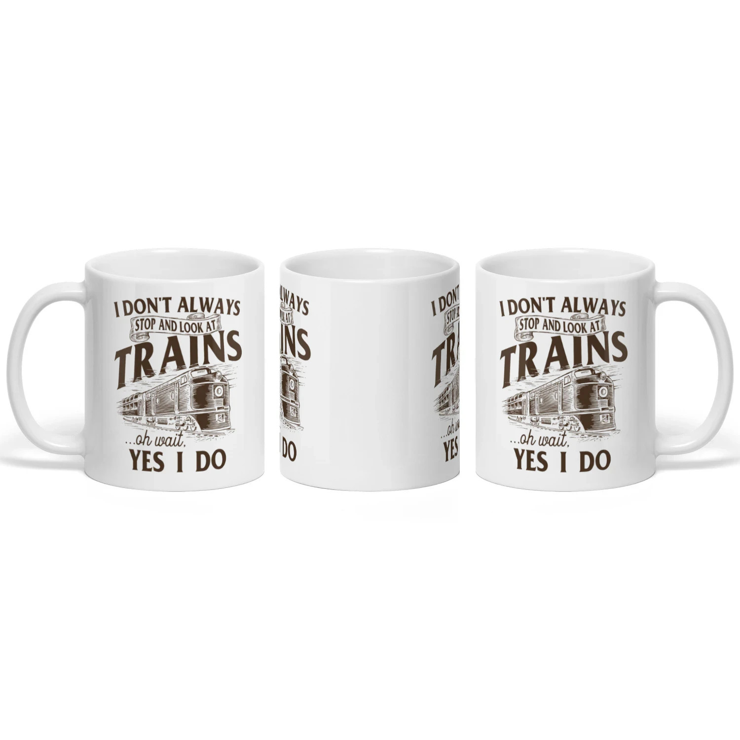Trains Mug Retro Model Railroad Coffee Cup Model Train Gift, Transportation gallery