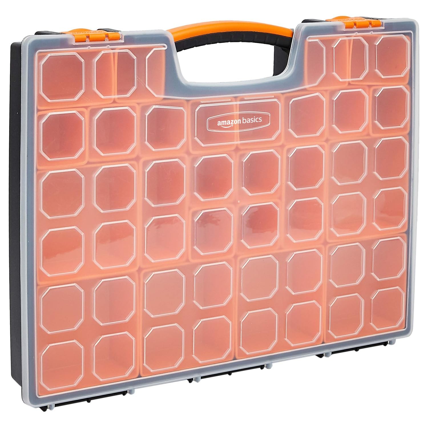 19 Removable Compartment Small Parts Organizer Portable Hardware Storage Box gallery