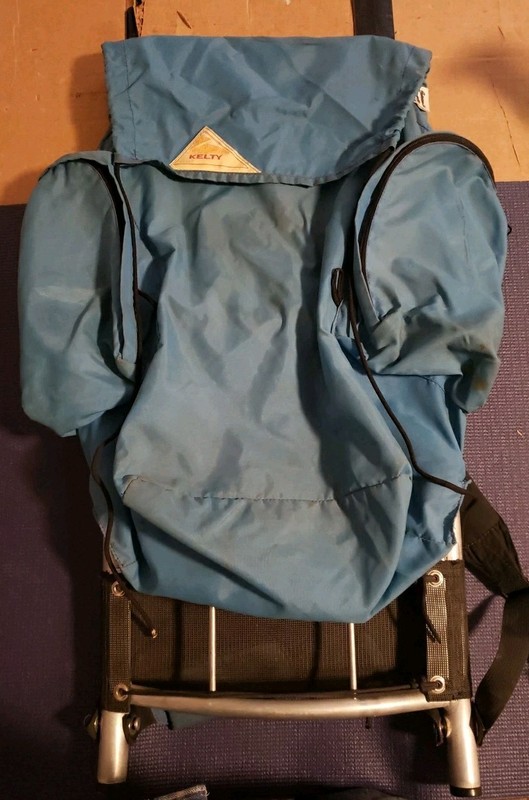 vintage Kelty external frame backpack pack 20"x13"x6