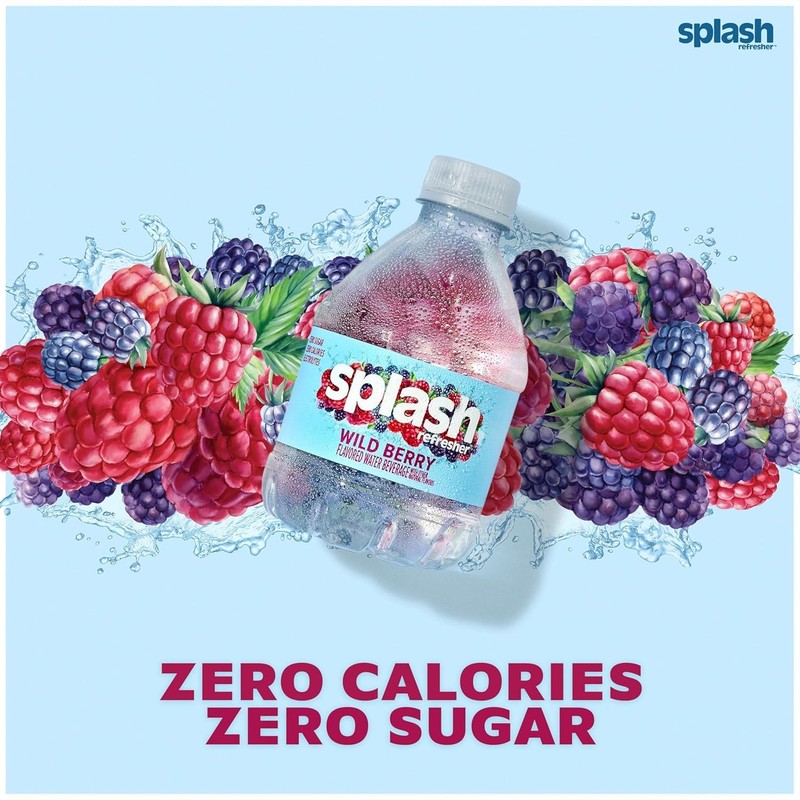 Refreshing Wild Berry Beverage - 8 Fl Oz in 24 Count for Guilt-Free Hydration gallery