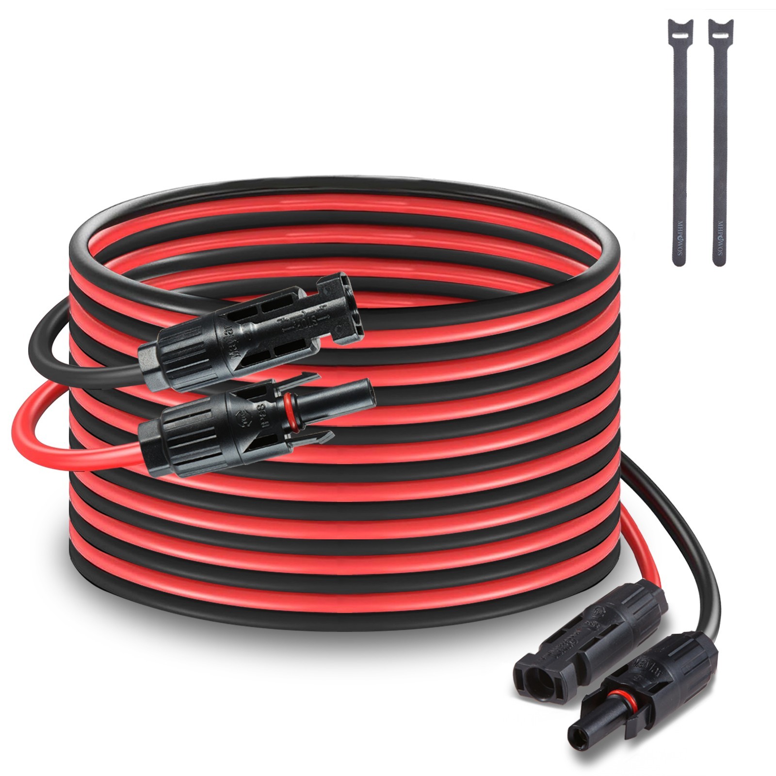 Solar Panel Extension Cable 20 ft 14 AWG Solar Cable Connector PV Wire gallery
