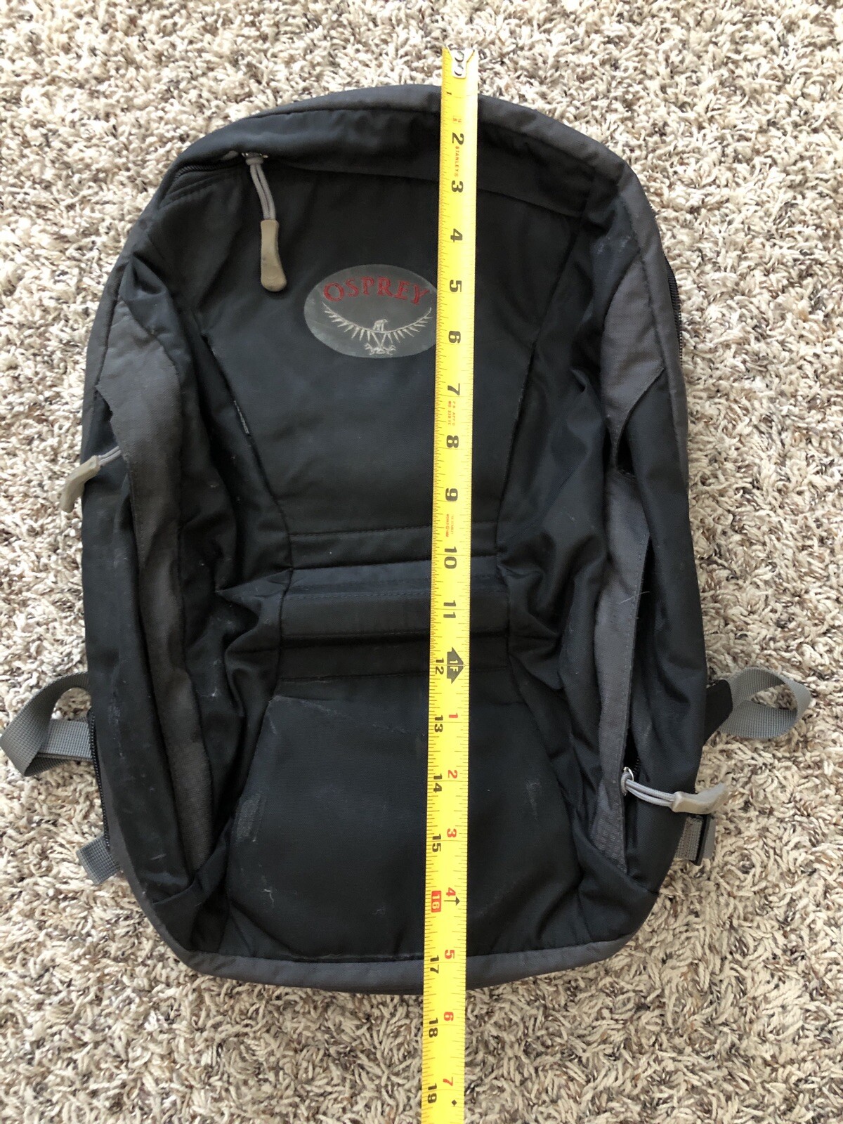 Osprey 11”x18” Black Climbing Backpack 4