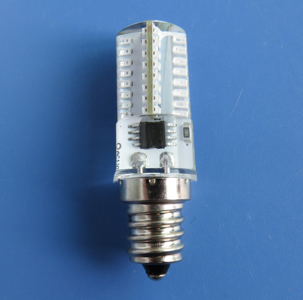 10pcs E12 Candelabra C7 LED bulb Red/Green/Blue Lamp 110V Decorative lights #H gallery