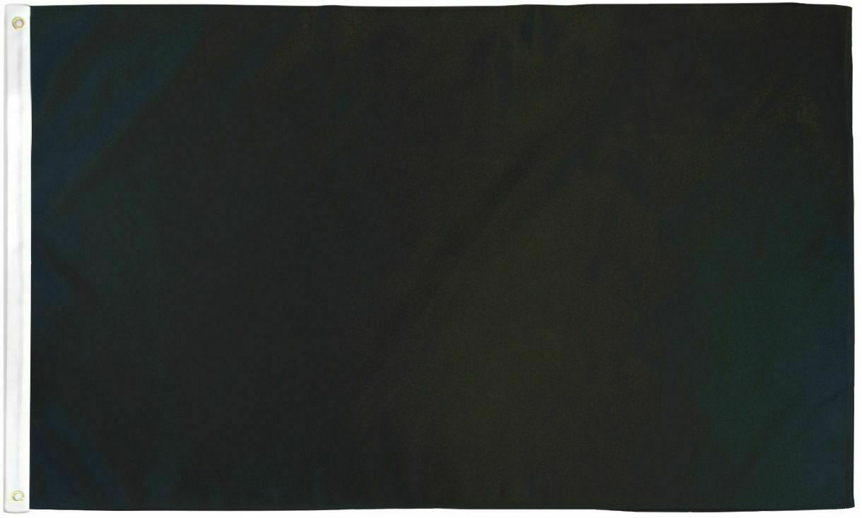 BLACK Solid Color Flag 2X3ft Blank Flag SUPER POLYESTER 100D FADE RESISTANT gallery