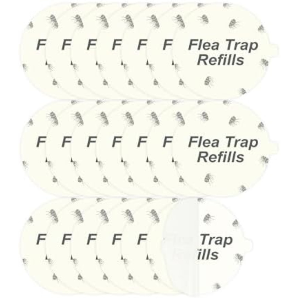 20 Pack Flea Trap Refill Discs Replacement Glue Boards 7.1 Sticky Pads Fits New