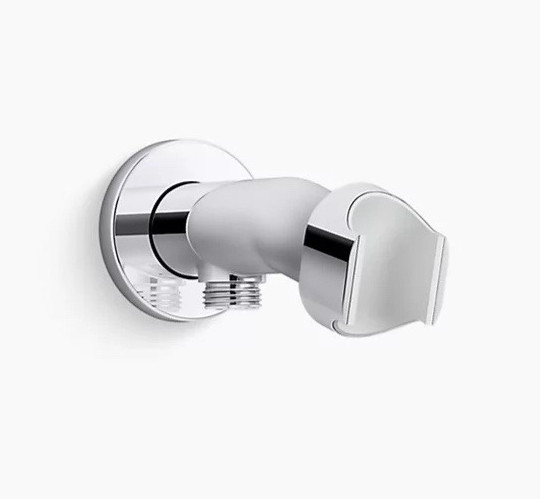 Kohler Statement® VES Wall-mount handshower holder and supply elbow K-21051-CP gallery
