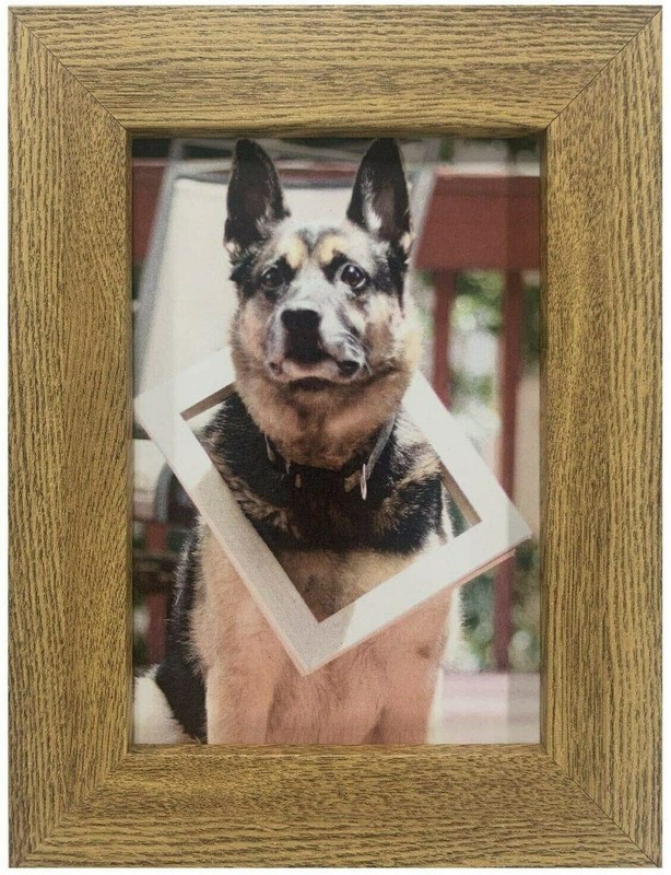 US Art Frames 1.25" Light Oak Flat MDF Wood Composite Picture Poster Frame S-B gallery