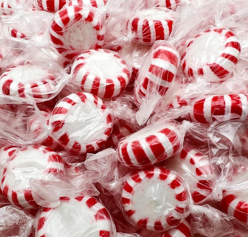 Peppermint Starlight Mints Hard Candy Bulk Pack 2 Pounds About 180 Count gallery