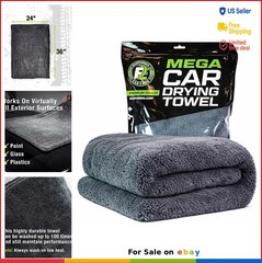Microfiber Car Drying Towel 1200 GSM 24×36 Inches Streak Free Absorbs 9 lbs