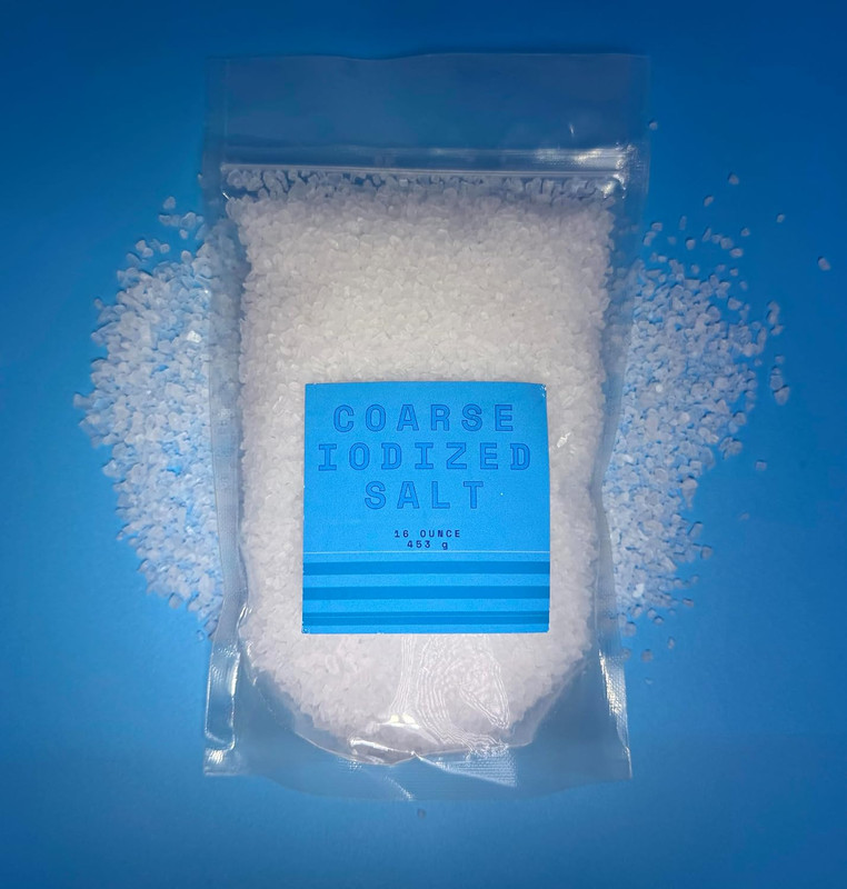 Iodized Salt for Grinder, Coarse Iodized Salt for Grinder Refill 16 Ounce Reseal gallery