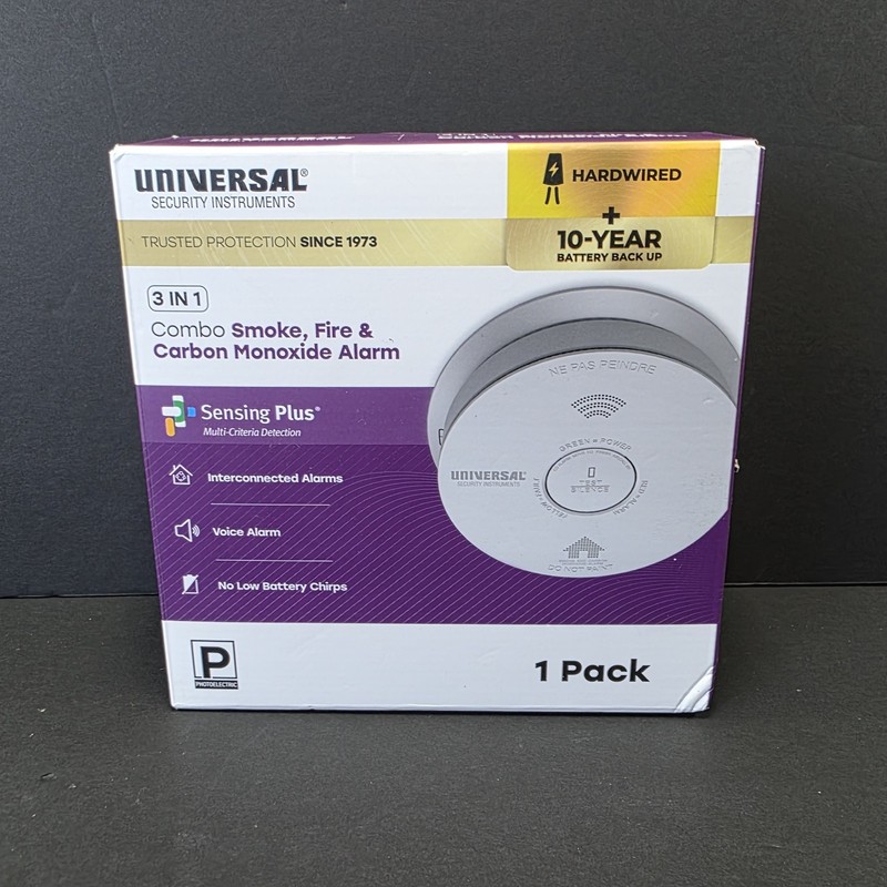 Universal Security Instruments Hardwired Smoke Carbon Monoxide Detector 12/2025 gallery