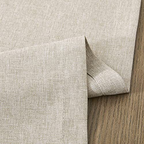 Basic Linen Style Table Runner, 14 x 48 Inch 14x48 Inch Light Natural Chambray gallery