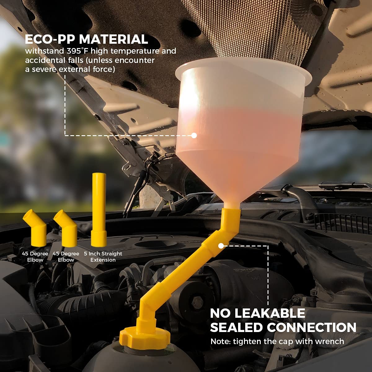 No Spill Coolant Funnel Kit, Spill Free Radiator Coolant Filling Funnel, Spill P gallery