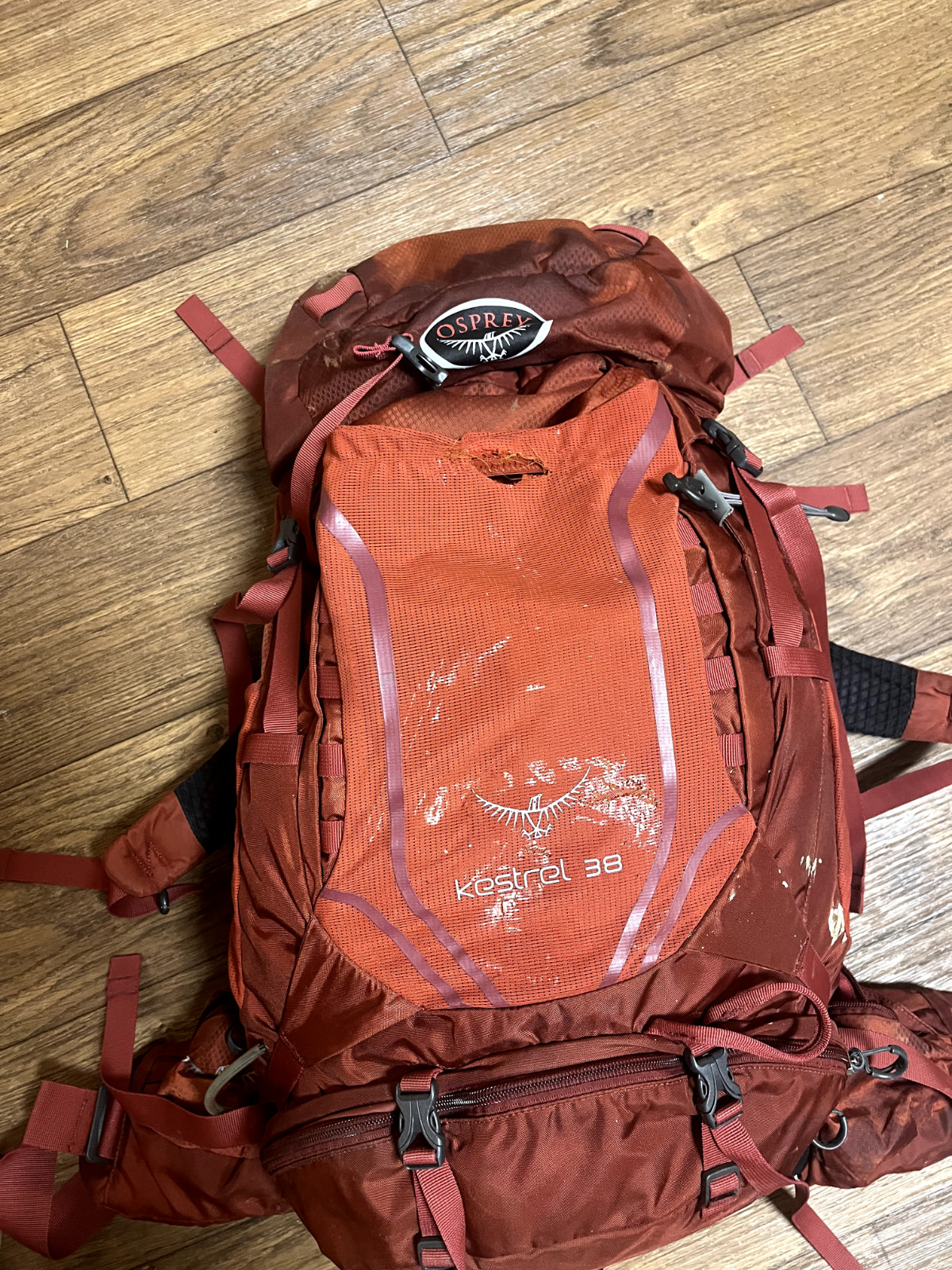 OSPREY Backpack Kestrel 38 S/M red 2