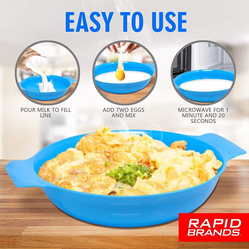 Rapid Egg Cooker Microwave Scrambled Eggs & Omelettes in 2 Minutes gallery