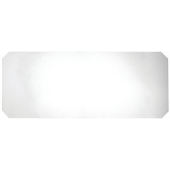 HUBERT® Wire Shelving Clear Plastic Shelf Insert – 60″ L x 24″ W