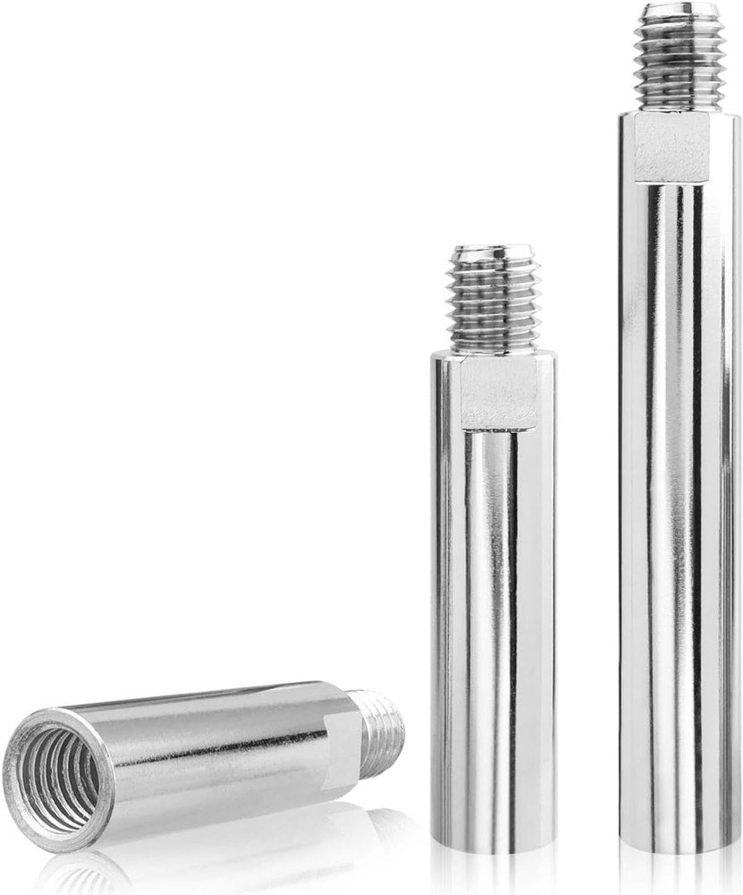 3 Pieces 5/8-11 Thread Angle Grinder Extension Connecting Rods 80Mm 100Mm 140Mm