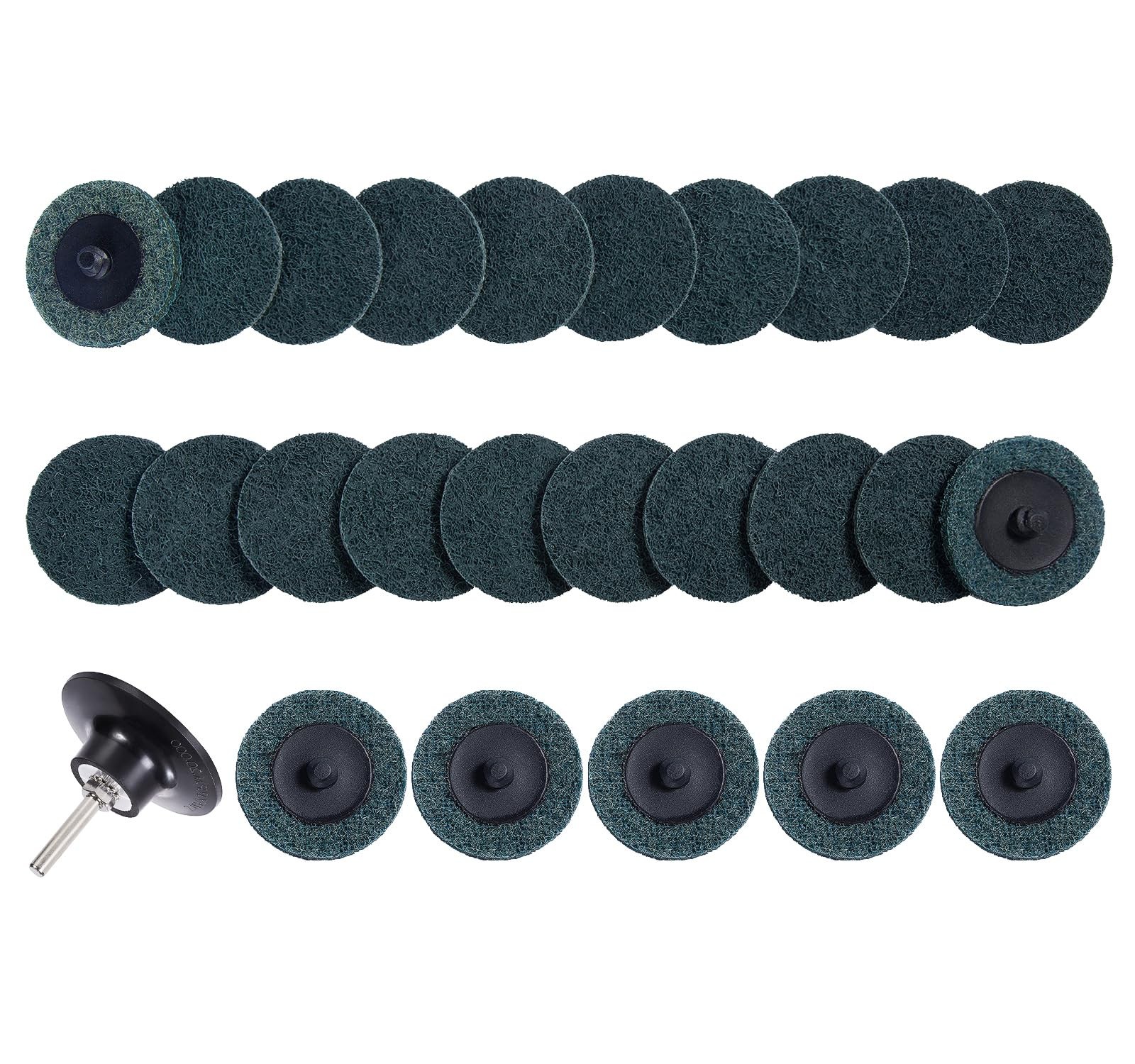 S SATC 25PCS Quick Change Discs Set, 2 Inch Die Grinder Sanding 2 Inch, Blue gallery