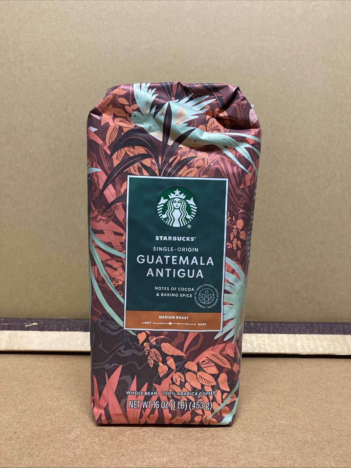 Starbucks Single Origin Guatemala Antigua Whole Bean Coffee 1lb gallery