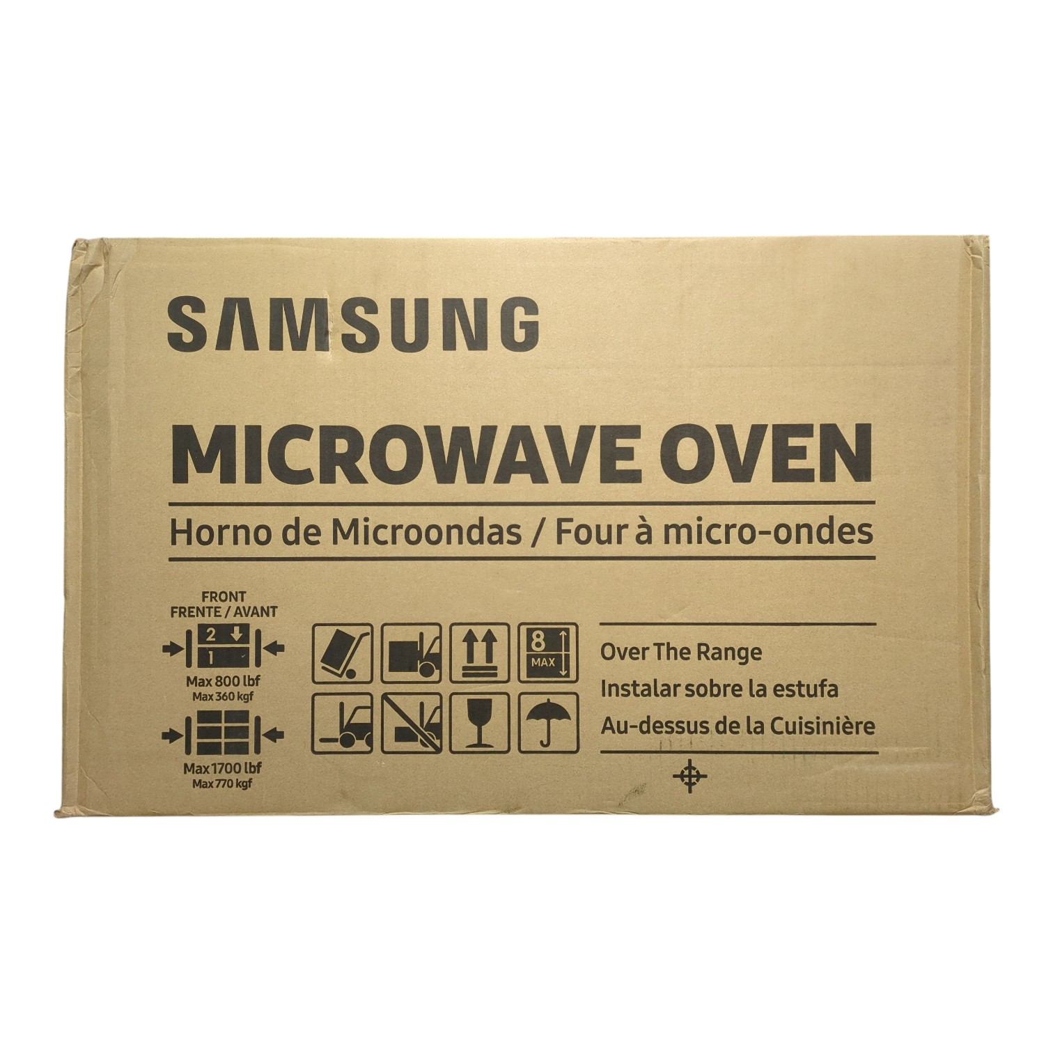 Samsung Over-the-Range Microwave Fingerprint Resistant Stainless, 1700W, 2.1cuft gallery