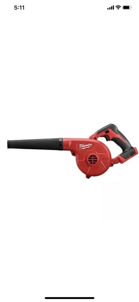 Milwaukee 0884-20 M18 Red Handheld Compact Cordless Blower