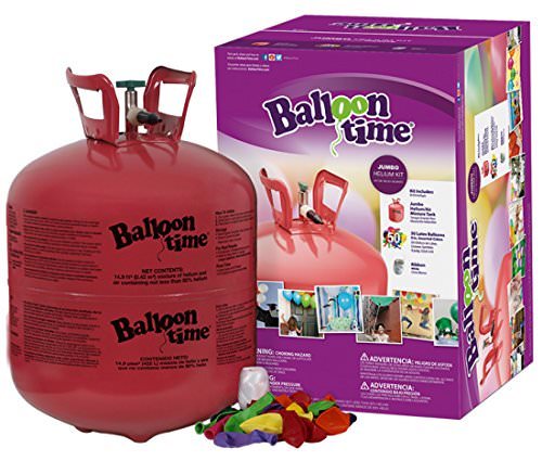 Balloon Time Helium Tank 30 Balloons included. FREE SHIPPING ! gallery