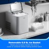 Midea 26lb Countertop Bullet Ice Maker 8 Cubes 6 Min gallery