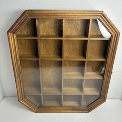VTG Octagon Miniatures Shadow Box-Wall Or Table Display Case Vertical/Horizontal