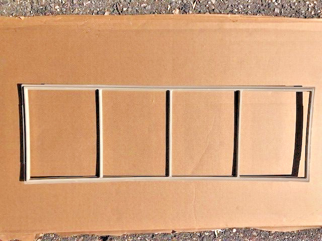 Garage Door Window Insert, Wayne Dalton, Sonoma, Stockton 4 Lite, Taupe gallery
