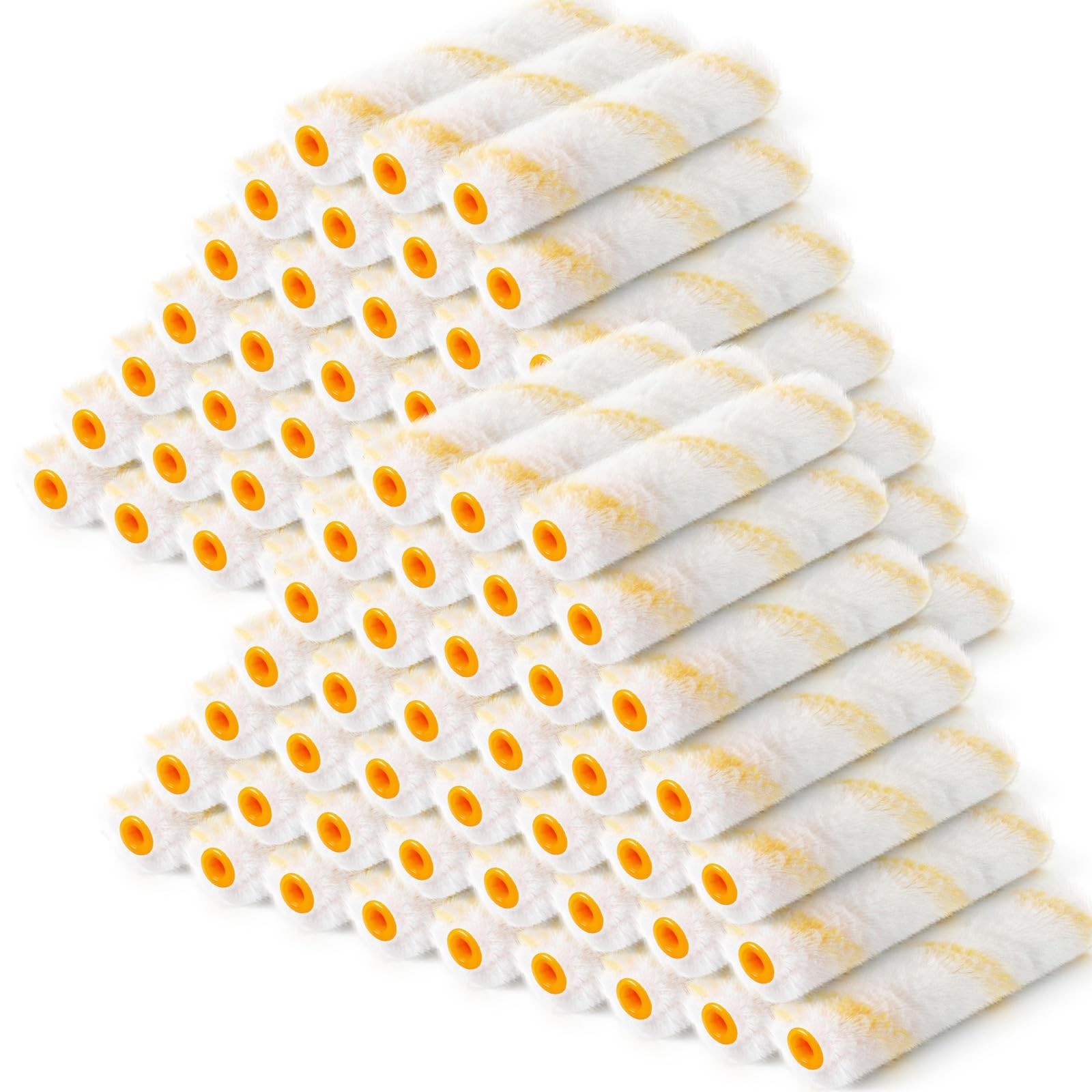 100 Pcs 6" Microfiber Paint Roller Refills - High Density Mini Covers for Walls gallery