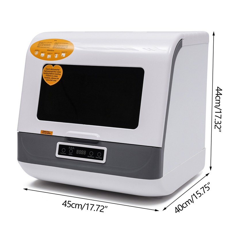 Large Capacity Portable Countertop Dishwasher 3 Washing Programs 800W 110V gallery