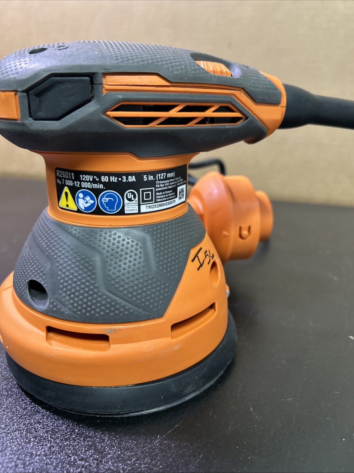 RIDGID 5in 120V Random Orbit Sander (R26011) i56 gallery