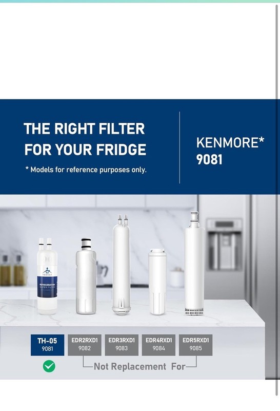 2 Pack Replacement Refrigerator Water Filter Fit Kenmore 9081 46-9081 46-9930 gallery