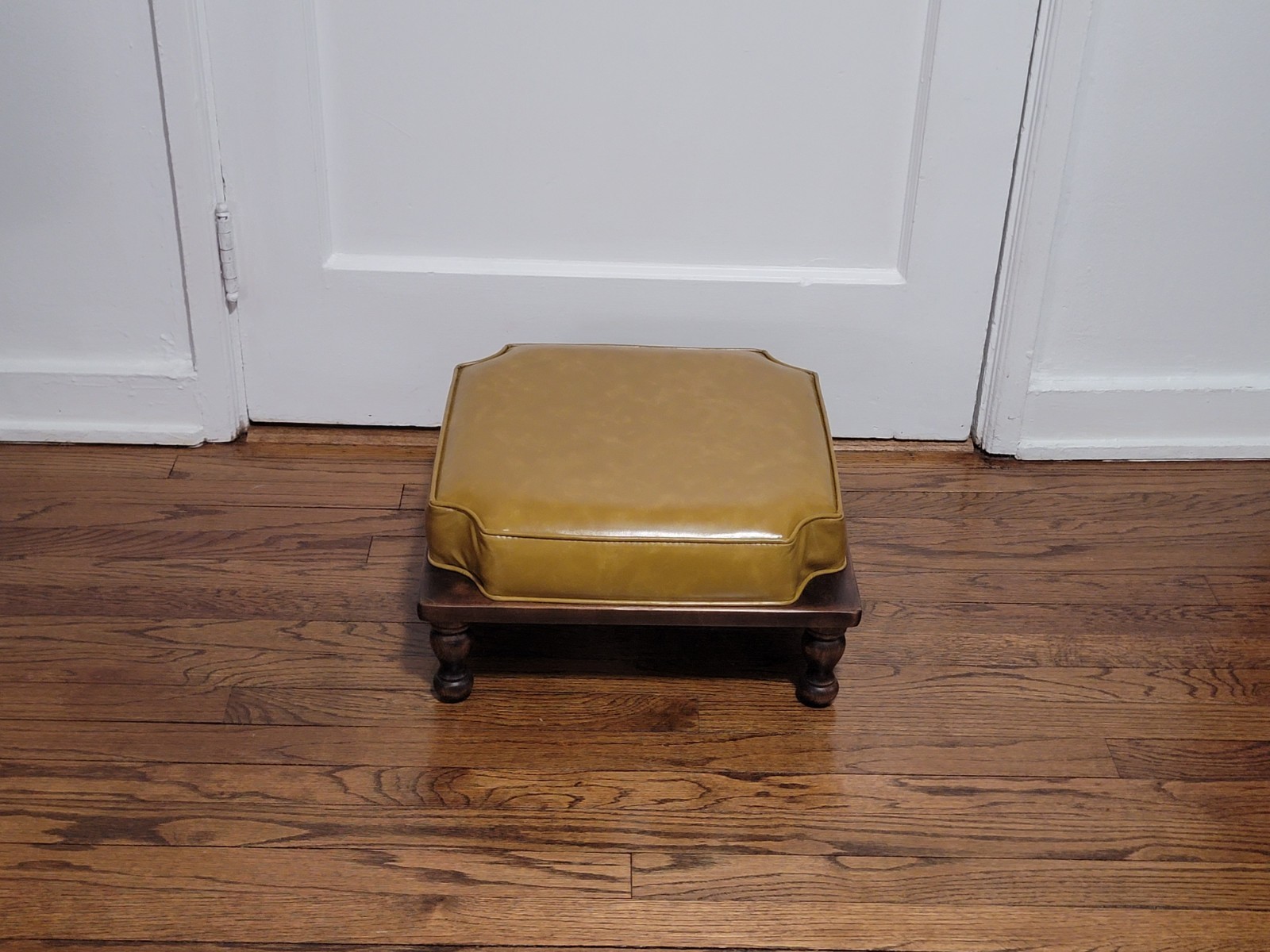 Ethan Allen Heirloom Maple Nutmeg Vintage STACKABLE Footstool Ottoman 🔥 gallery