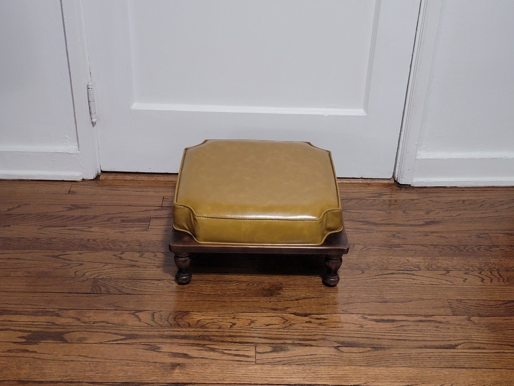 Ethan Allen Heirloom Maple Nutmeg Vintage STACKABLE Footstool Ottoman 🔥