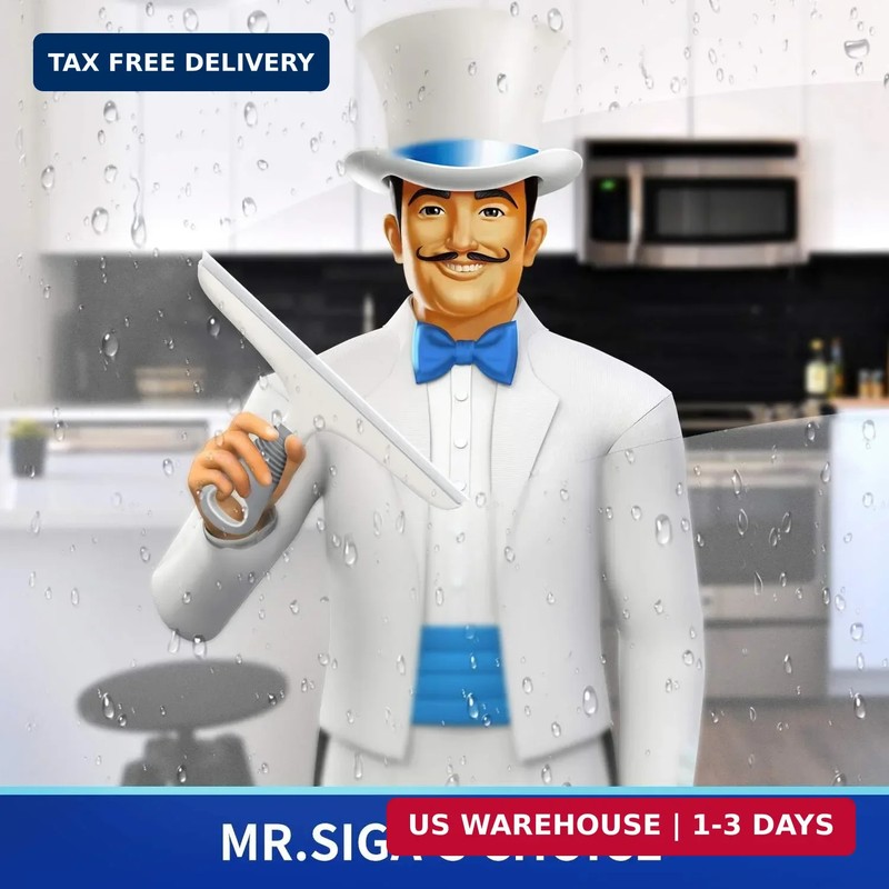 MR.SIGA Multi-Purpose Silicon Squeegee for Window, Glass, Shower Door, Car Winds gallery