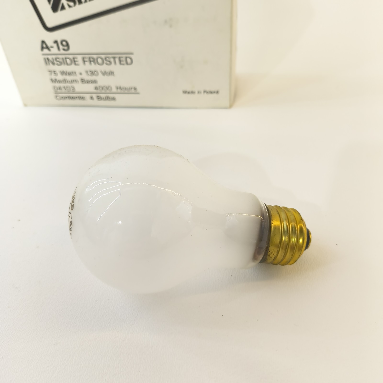 Lot 8x Inside Frost 75W LED Alternative Light Bulbs New Old Stock Poland gallery