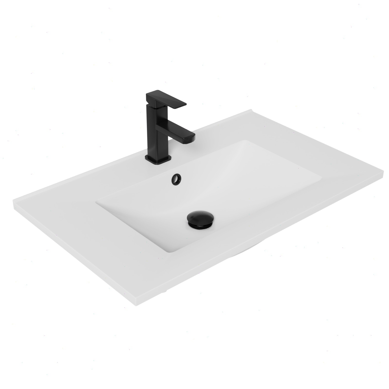 30" Single Sink Vanity Top Undermount Bathroom Sink gallery