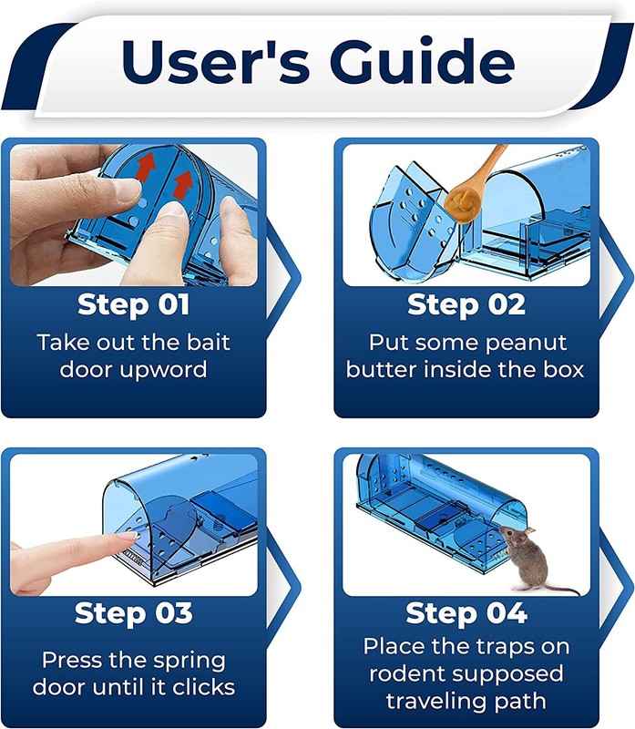 Humane Mouse Trap | Catch and Release Mouse Traps That Rat | Mice Trap No Kill gallery
